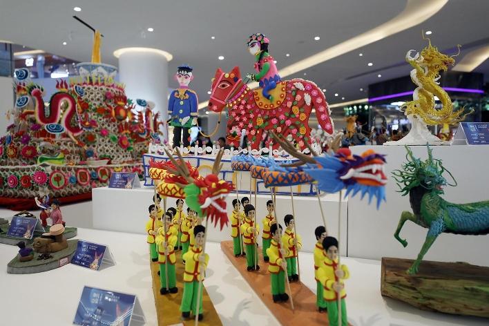 2023年西安市优秀非遗项目面花(塑)主题展开幕(图4) 2023年西安市优秀非遗项目面花(塑)主题展开幕(图4)