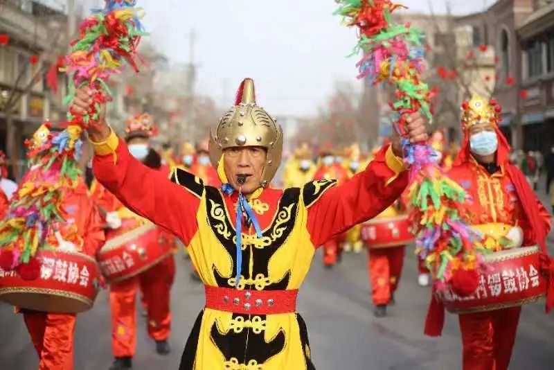 太白山旅游度假区社火表演 太白山旅游度假区社火表演
