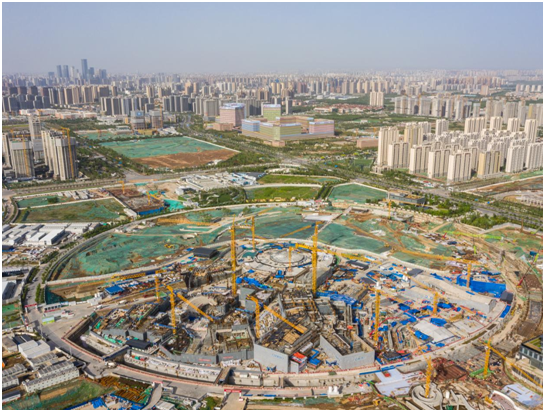 塑造城市格调 西安大剧院项目建设迎来新进展(图4) 建设中的西安大剧院项目